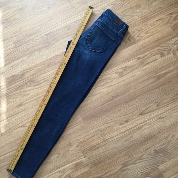 Paige Verdugo Ankle Zip Dark Wash Jeans Denim - Picture 15 of 15